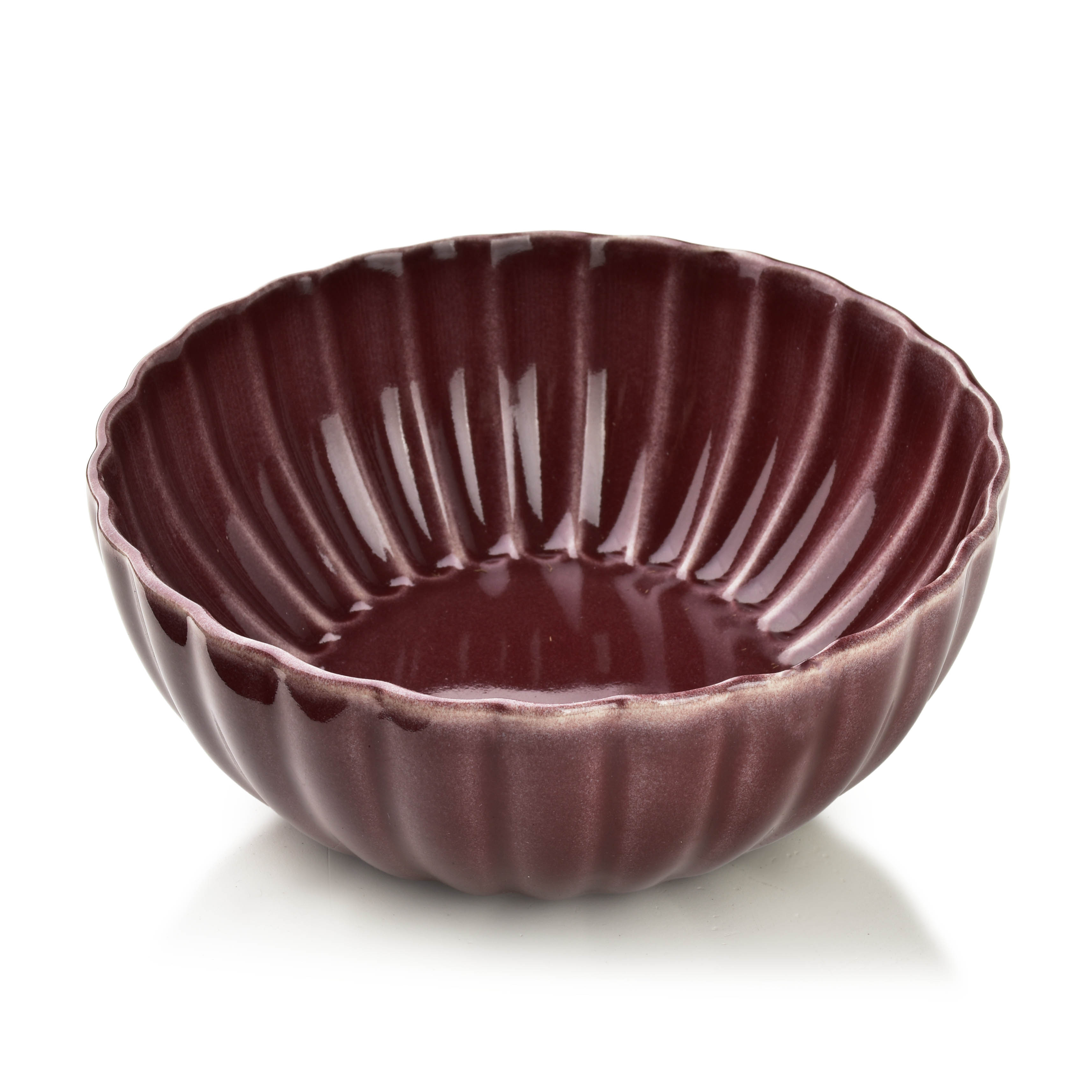 kulho posliini AffekDesign Evie Burgundy 16.7x16.7x6.7 viininpunainen 1kpl