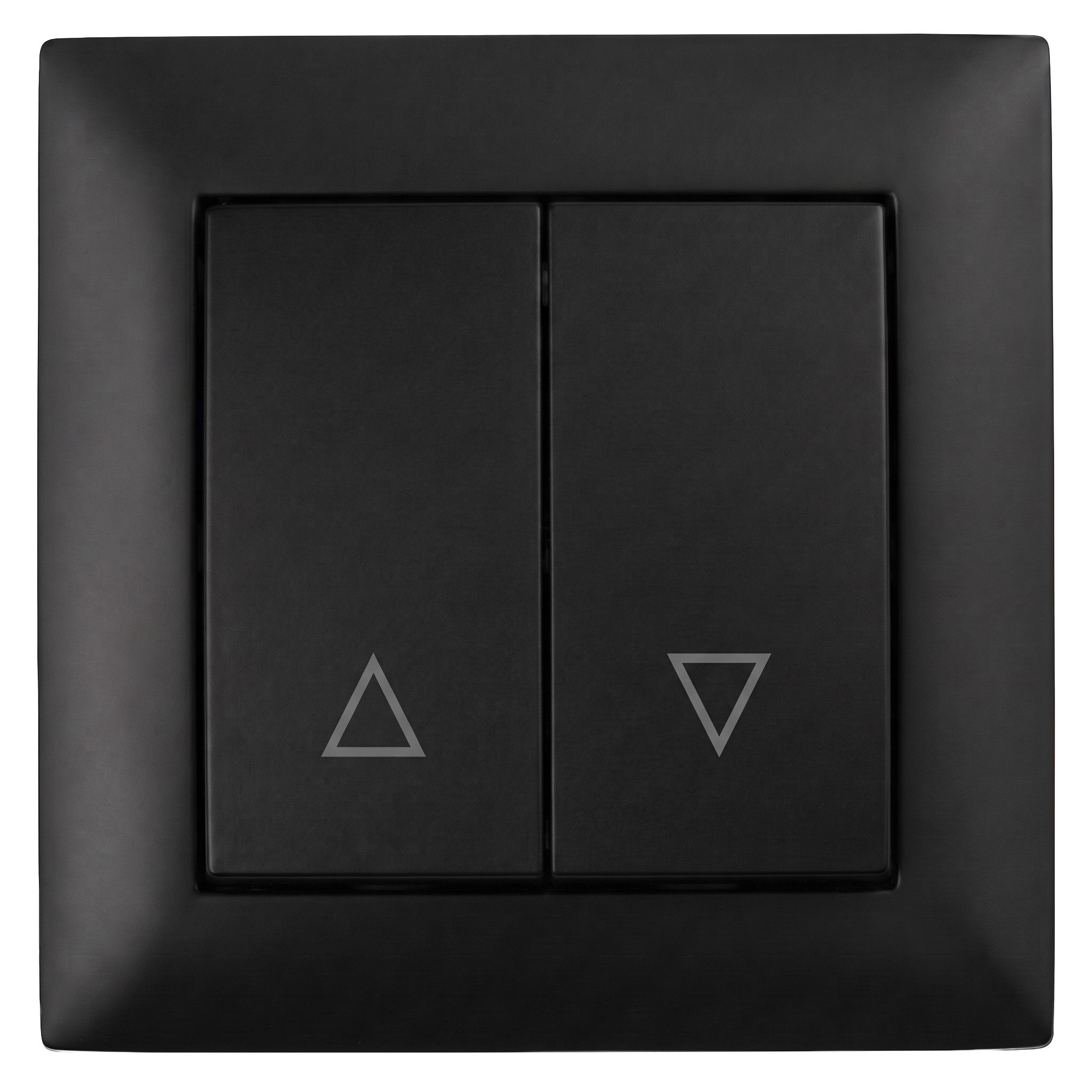 Toolight Joheisinkytkin OSTE JNH009-W + kehys Musta 4x8, 4x8, 4cm