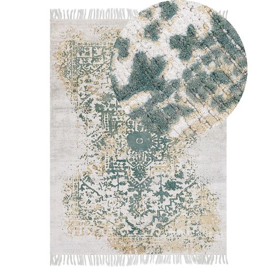 Matto BOYALI Vaaleanbeige 140 x 200 cm viskoosi