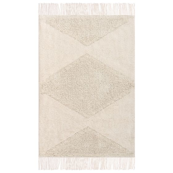 Lastenmatto KHONOMA Vaaleanbeige 60 x 90 cm Puuvilla