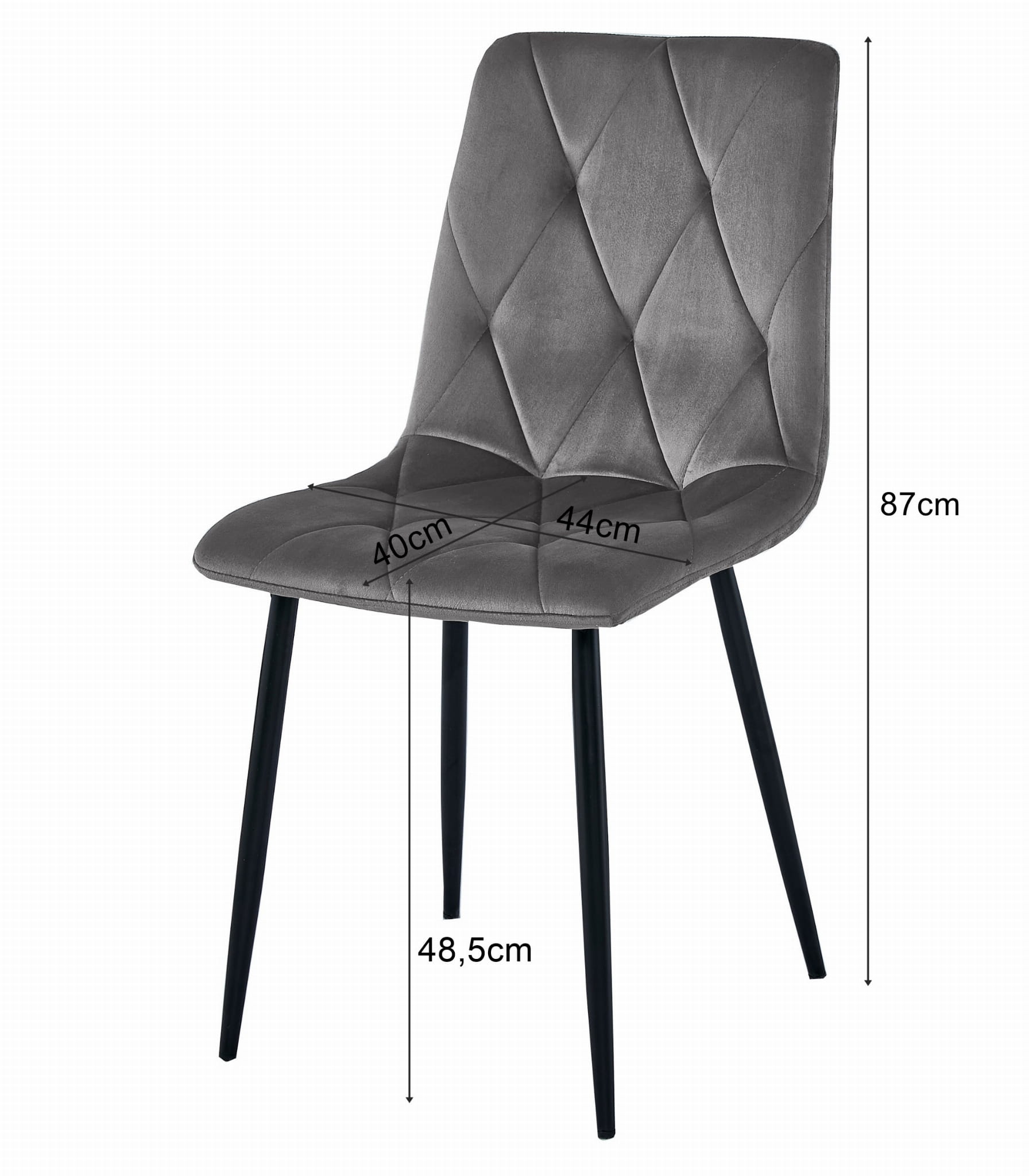 Ruokailuryhmä - Leobert - LIBRA - musta/Craft-tammi - 120x80 cm - 5-osainen setti