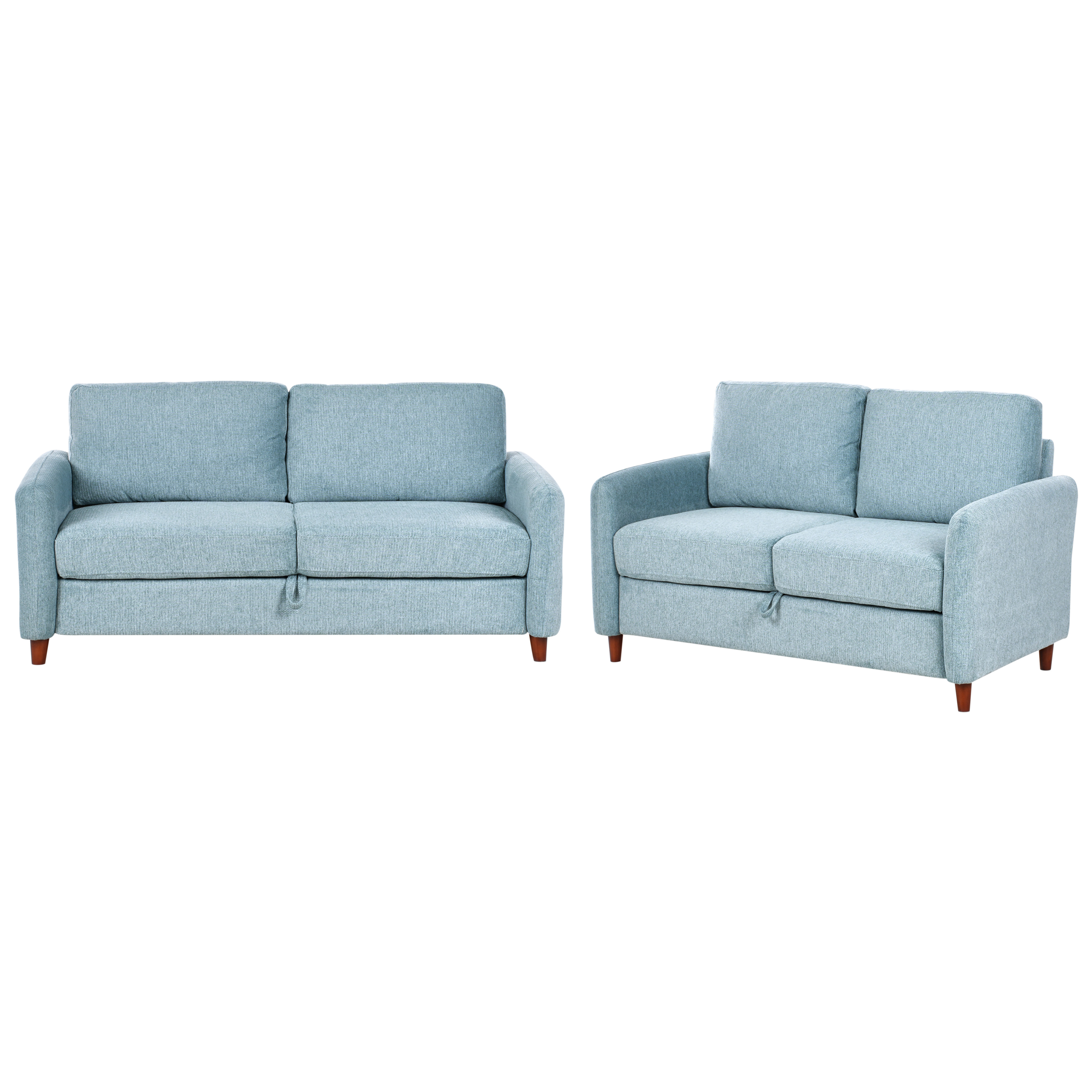 Sohvaryhmä 5-istuttava MARE kangas Sininen säilytystila