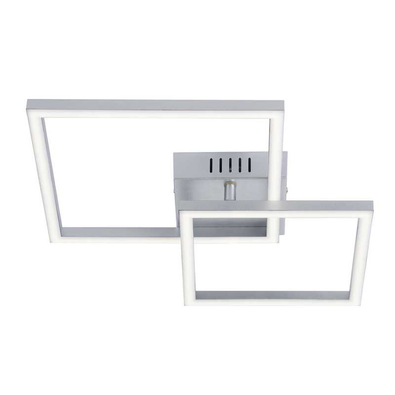 NETTLIFE LED-kattovalaisin keittiöön - 20 W keittiövalaisin, lämmin valkoinen 3000 K, hopeanvärinen kääntyvä makuuhuoneen lamppu, moderni muotoilu