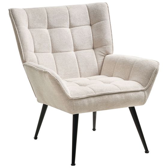 Nojatuoli BELLINGMO kangas Vaaleanbeige