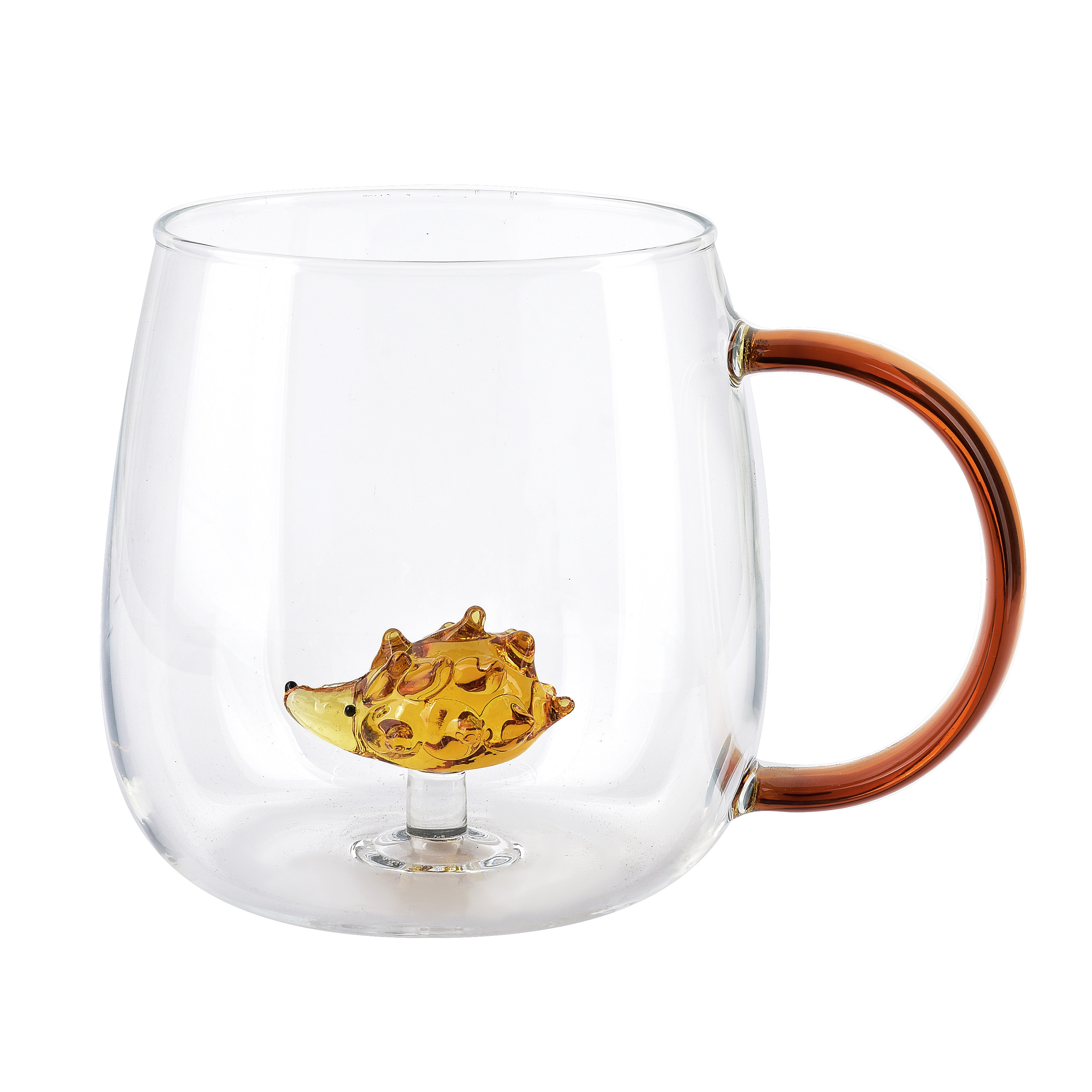 Allesken, läpinäkyvä, borosilikaattilasi muki, 400 ml, P:11.5 x L:9.5 x K:7.5 cm
