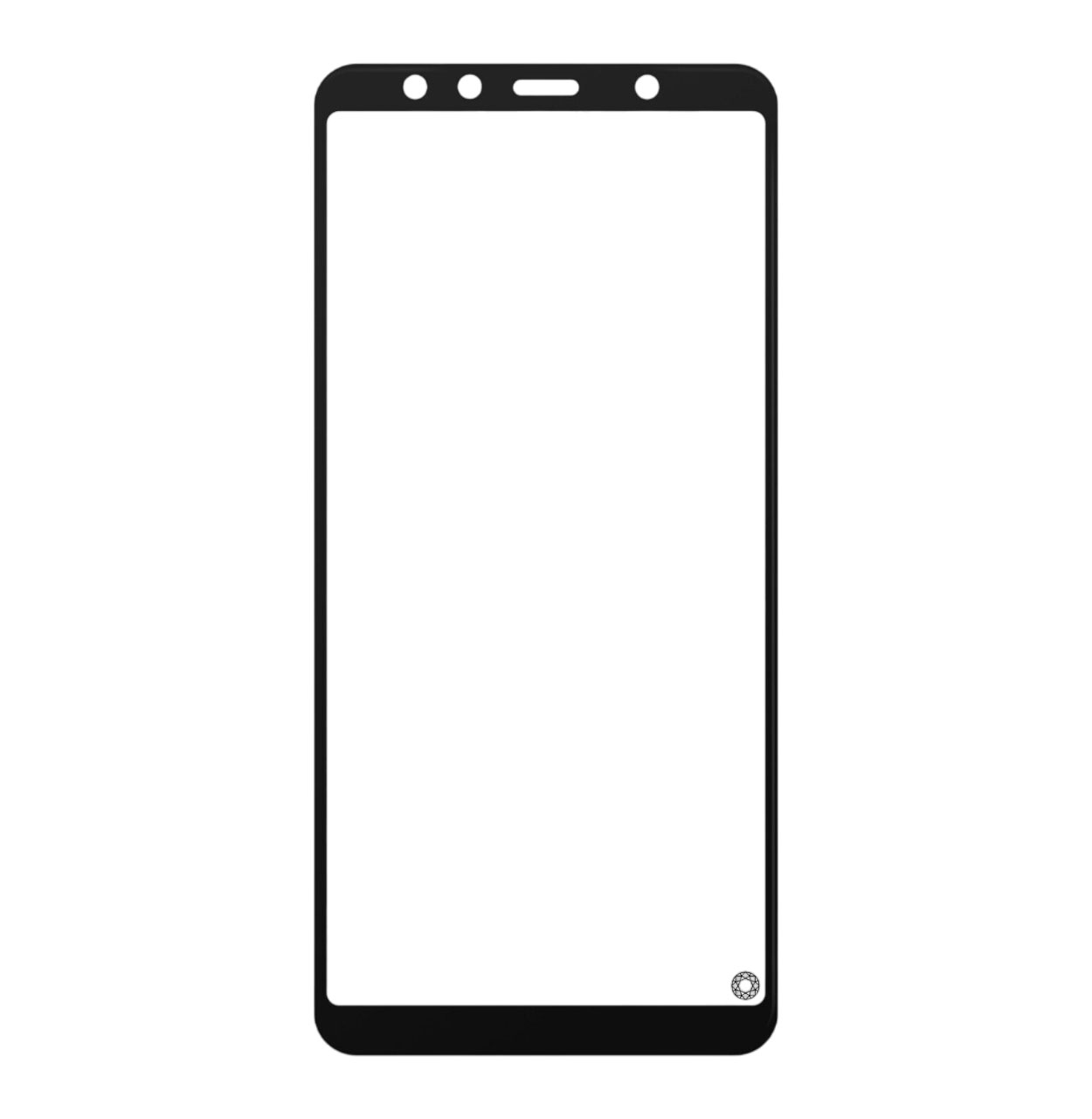 Näytönsuoja Samsung Galaxy A7 2018 Lasia 2.5D Mittatilaus