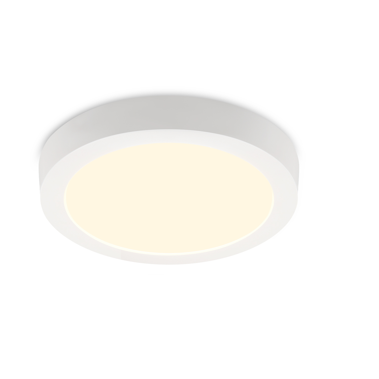 NETTLIFE moderni, pyöreä, LED-kattovalaisinValkoinen, eteisenValaisin, 3000K, 18W, IP44VedenpitäväKeittiöön