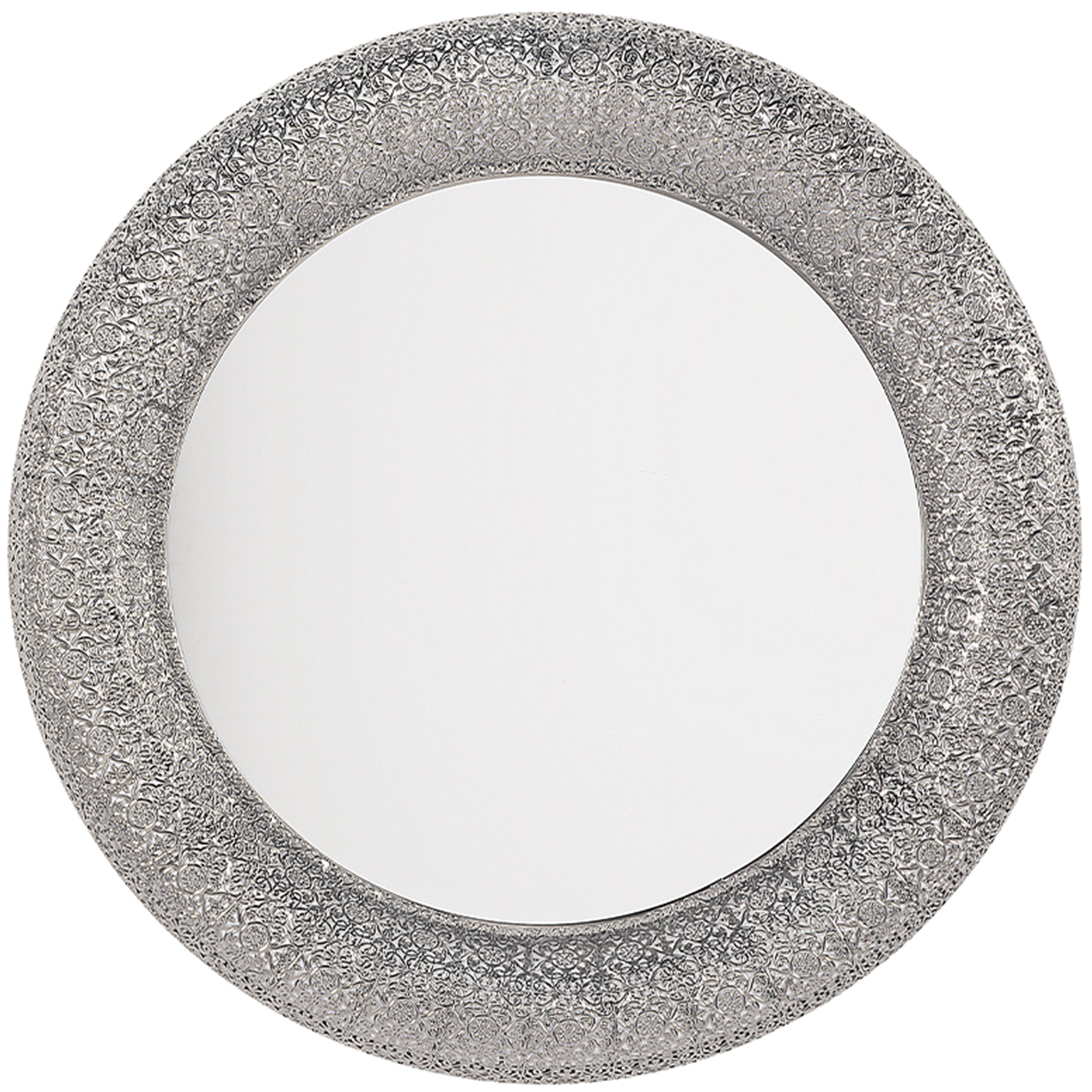 Seinäpeili CHANNAY 80 cm 80 cm Metalli Hopea