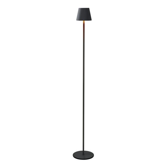 NETTLIFE LED-lattiavalaisin musta moderni himmennettävä 125 cm 3 värilämpötilaa USB olohuoneeseen
