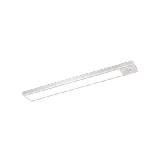 NETTLIFE LED-kaapinalusvalaisin liiketunnistimella, USB-ladattava, 1500 mAh, ihanteellinen vaatekaappiin, eteiseen tai komeroon