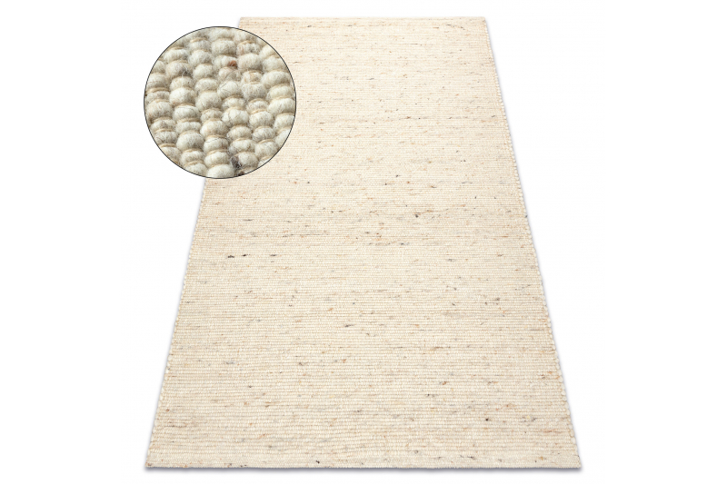 NEPAL 2100 beige matto - villainen, kaksipuolinen, luonnollinen 200x300 cm