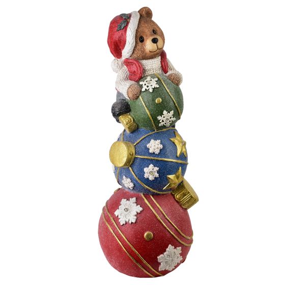 LED-koristefiguuri SANTA LILA monivärinen 24, 5x24, 5x65 cm