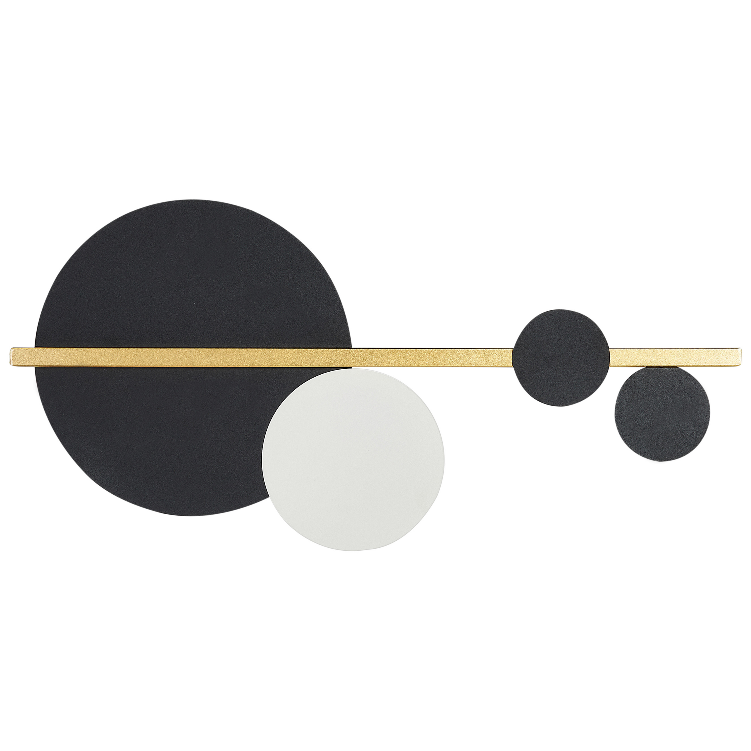 LED-seinävalaisin PARITA metalli Musta