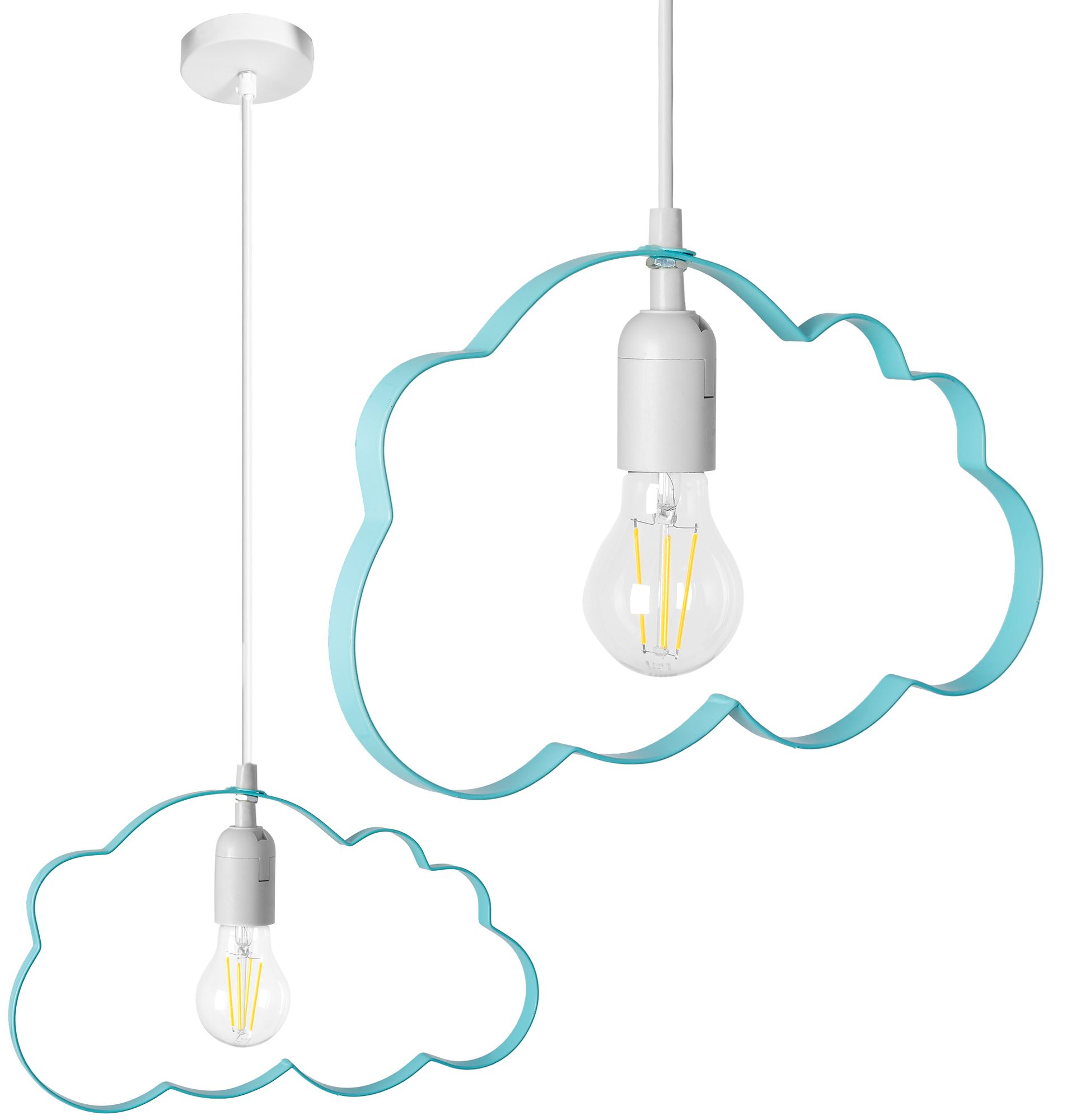 TOOLIGHT riippuvalaisin LH2077-1 Sininen, 34, 5x34, 5x99, 5cm