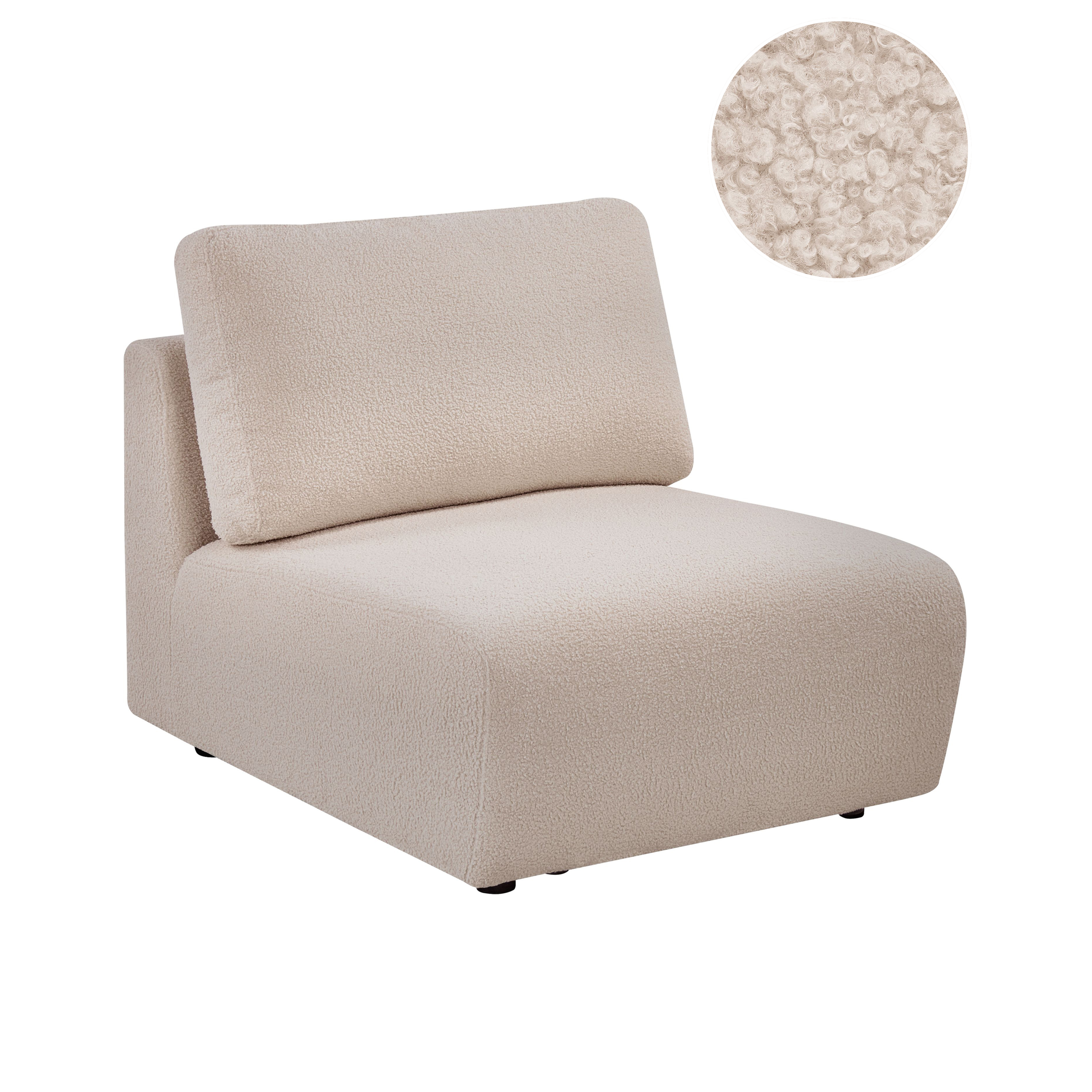 Keskimoduuli KIVVIK Buklee Beige