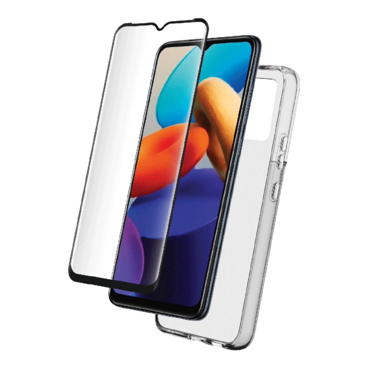 Joustava Suojakuori + Lasi Paketti Vivo Y22S/Y35 4G:lle