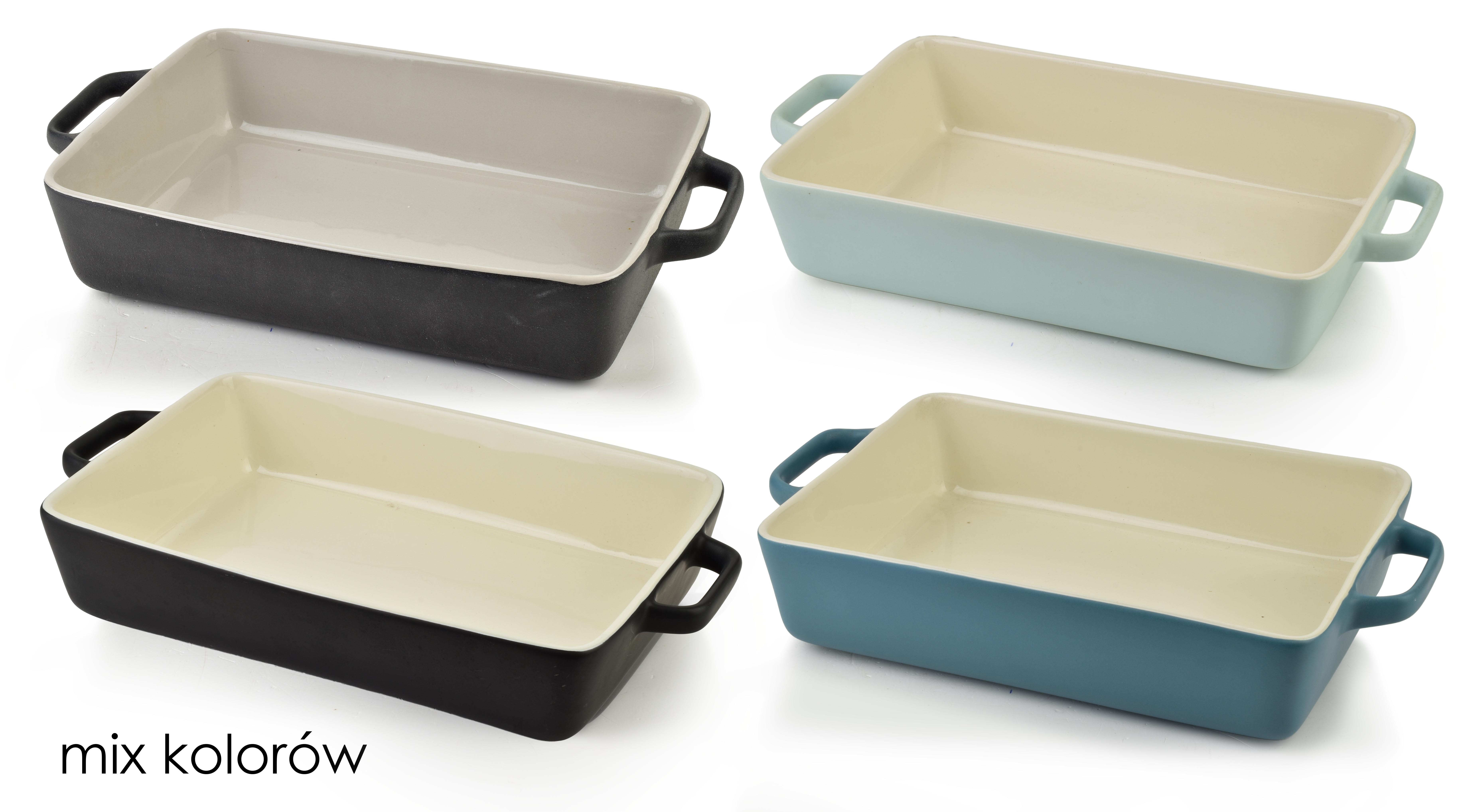 Tarjoiluastia posliini BASIC 30x20x7cm monivärinen 1kpl