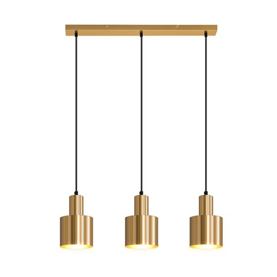 NETTLIFE riippuvalaisin ruokapöytä riippuvalaisin vintage ruokailuhuone 3 liekkiä ruokailutila kulta moderni muotoilu metalli E27