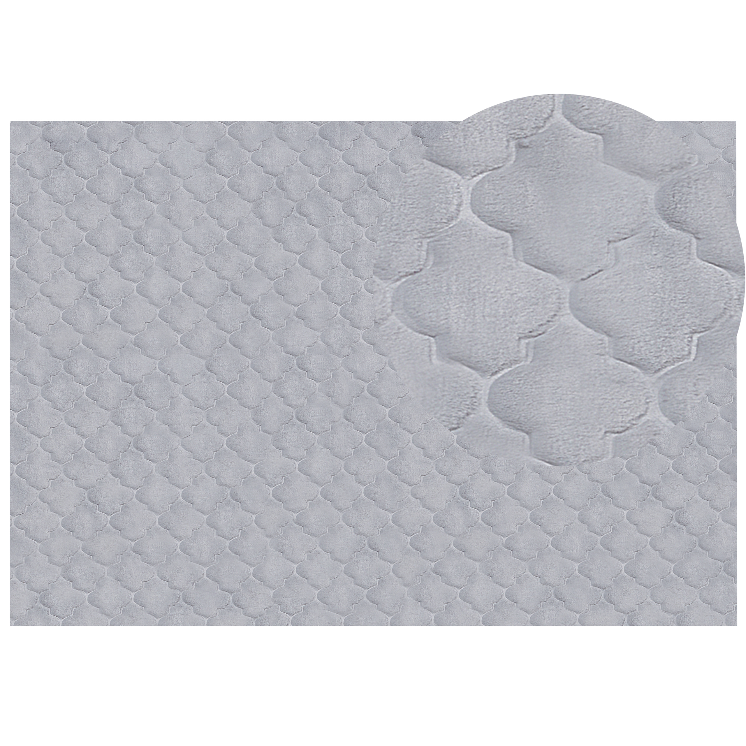 Tekoturkismatto GHARO Harmaa 160 x 230 cm