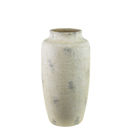 Maljakko keraaminen EVRO 25x25x47cm betoninharmaa 1kpl
