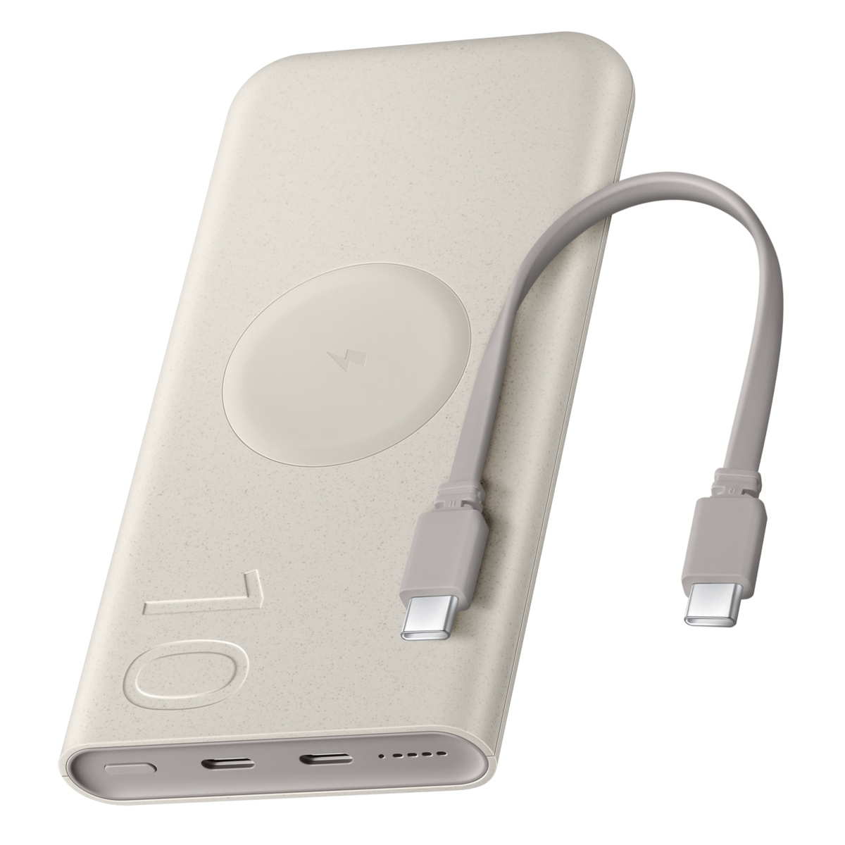 Powerbank 10000mAh USB C Power Delivery Induktio 7.5W