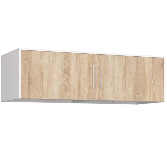 Akord Kaapin yläosa Valkoinen/Tammi Sonoma 150x60x45