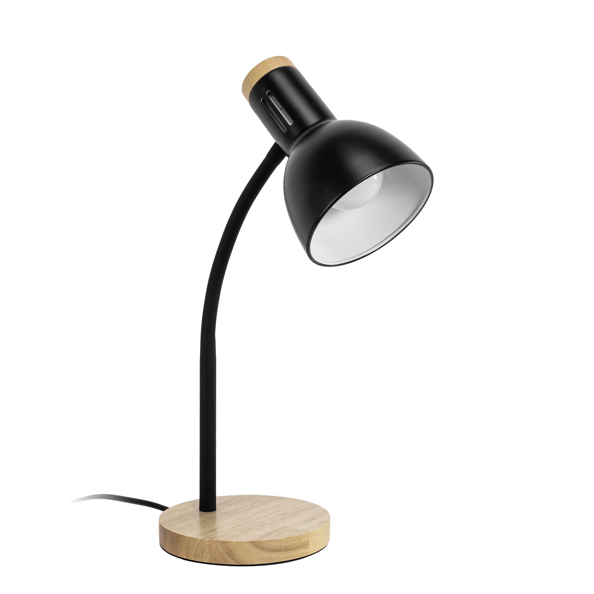 TOOLIGHT pöytälamppu JNH046-1T BLACK musta, 16,8x15x45,3cm