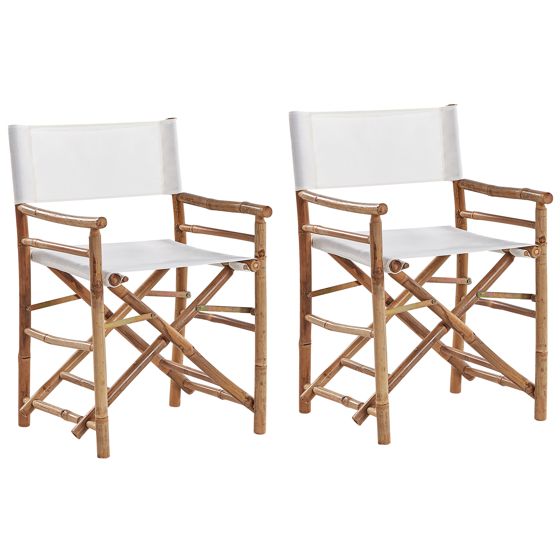 Puutarhatuolisetti 2 kpl MOLISE bambu Ruskea