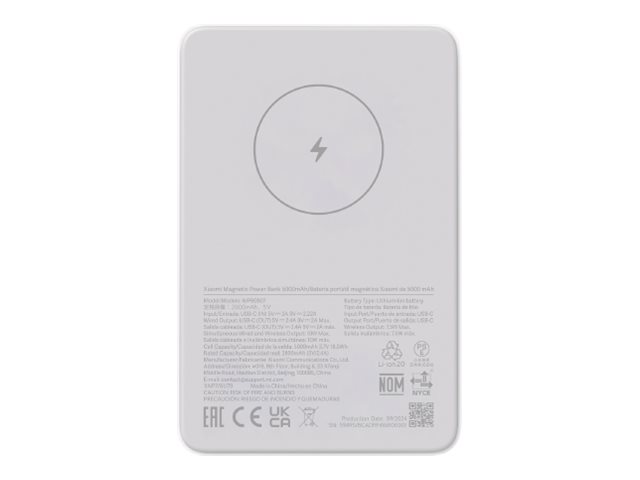 Xiaomi Magneettinen varavirtalähde 5000 mAh