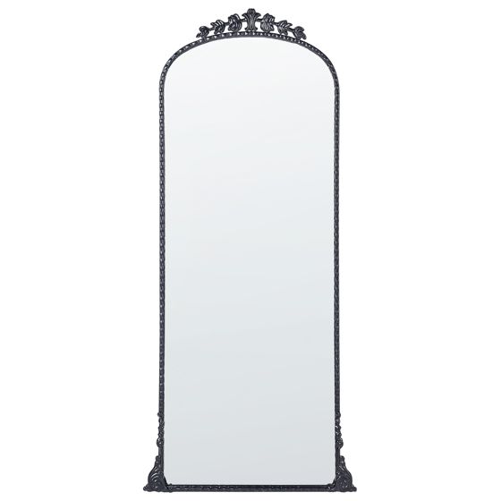 Seinäpeili LIVRY 51 cm 114 cm metalli Musta