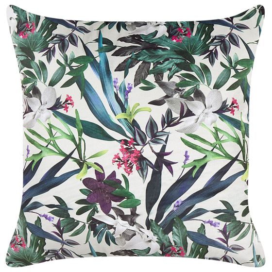 Koristetyyny GASTERIA sametti 45 x 45 cm Vihreä Kasvikuvio