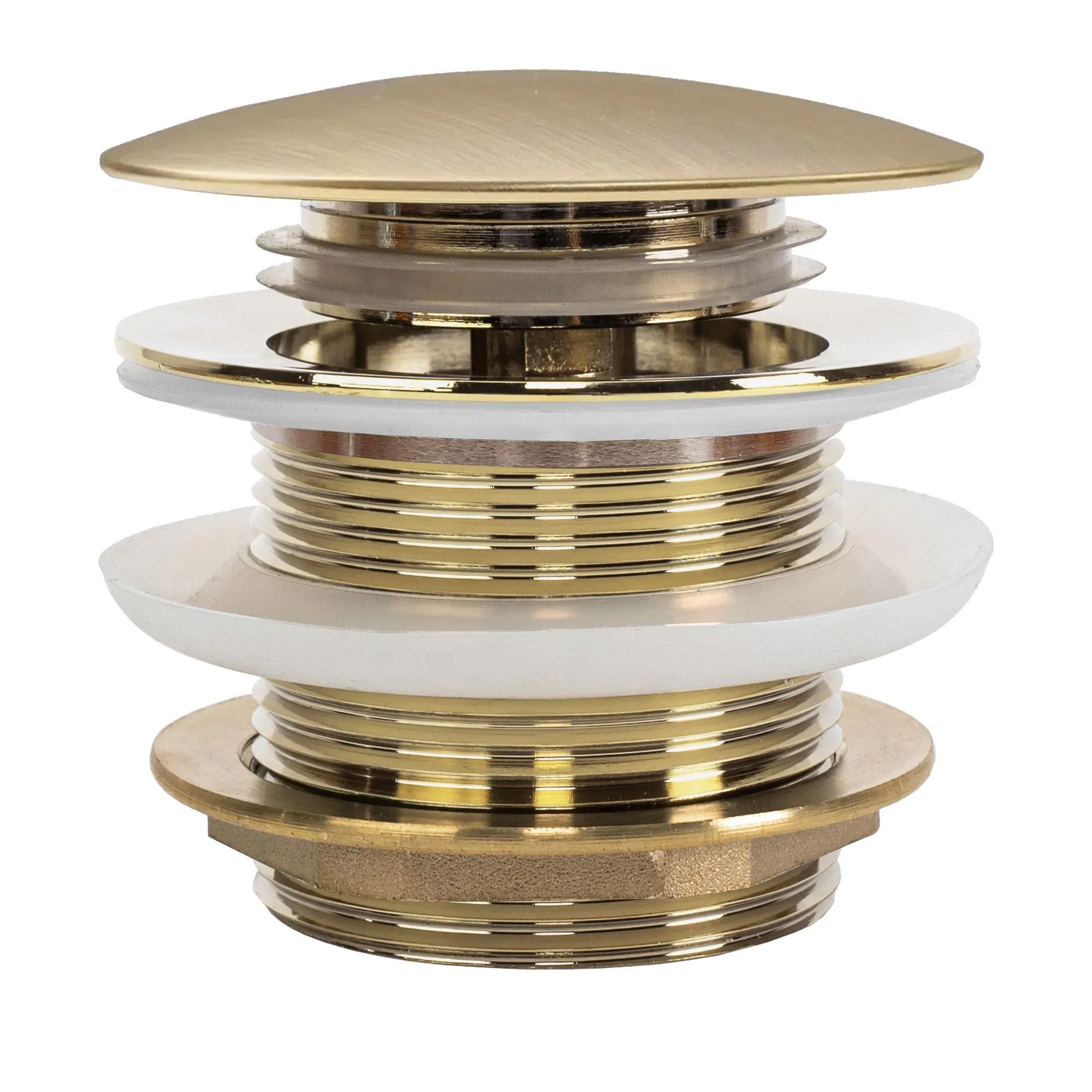 REA ammeen tulppa 7 harjattu kulta, 7X7X6CM