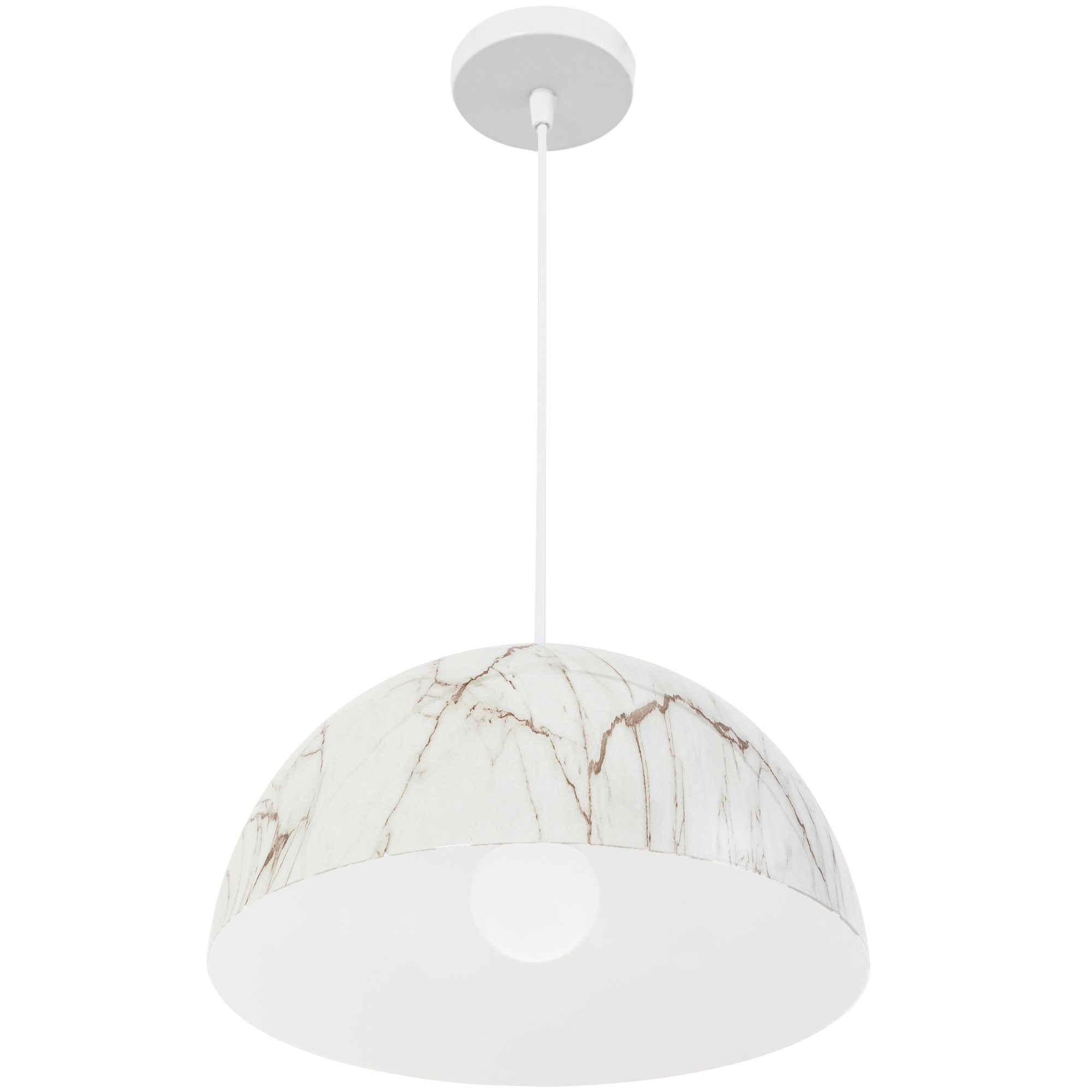 TOOLIGHT riippuvalaisin APP911-1CP MARBLE Valkoinen, 15x30x85cm