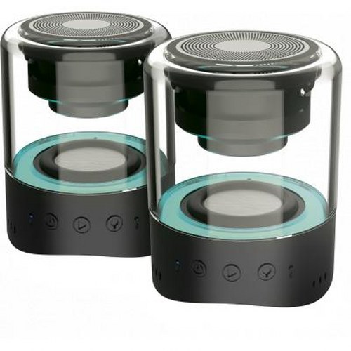 Kaiutin Bluetooth 5.0 WiShake Vibes 4 LED Setti Magneettipidike