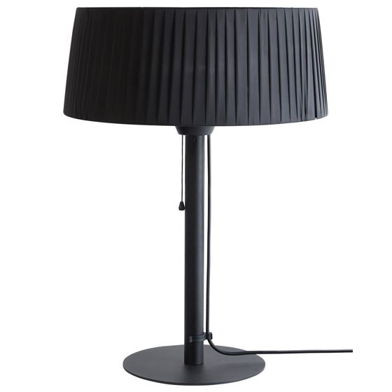 Vapaasti seisova infrapuna-terassilämmitin OLLERIA 1500 W Musta