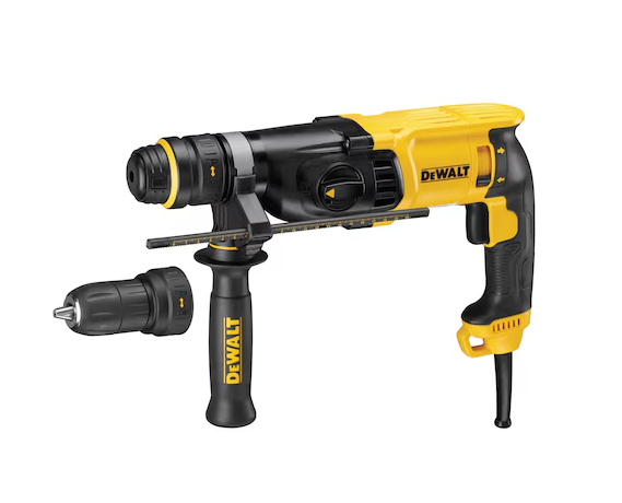 DEWALT 26 mm:n SDS-Plus-iskuporakone QCC:llä | D25134K-QS | 800 W
