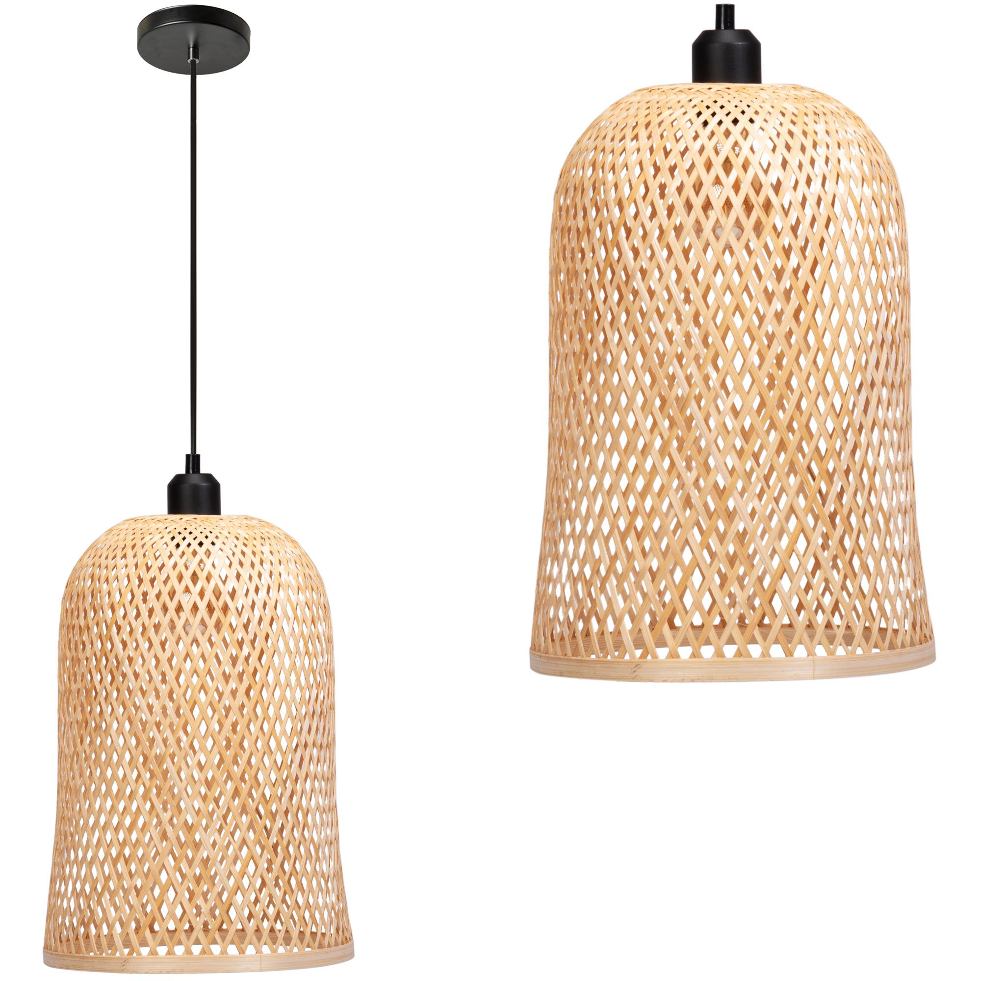 TOOLIGHT riippuva kattovalaisin APP1335-1CP BOHO beige, 35x25x35cm