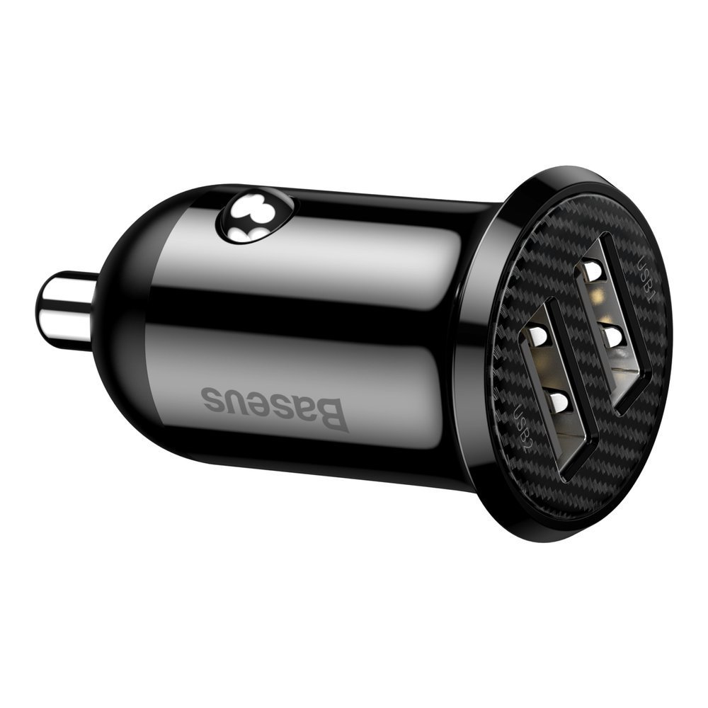Grain PRO Autolaturi 2x USB 4.8A Musta
