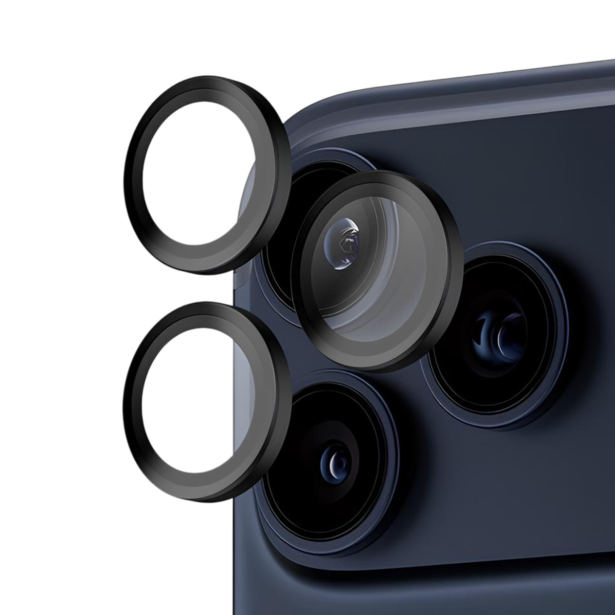 Linssisuoja iPhone 17 Pro / 17 Pro Max Hoops Iskunkestävä ja Naarmuuntumaton