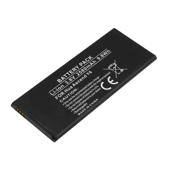 Akku Huawei Ascend Y6 -malliin Li-polymeeri 3.8V 2580mAh 9.8Wh