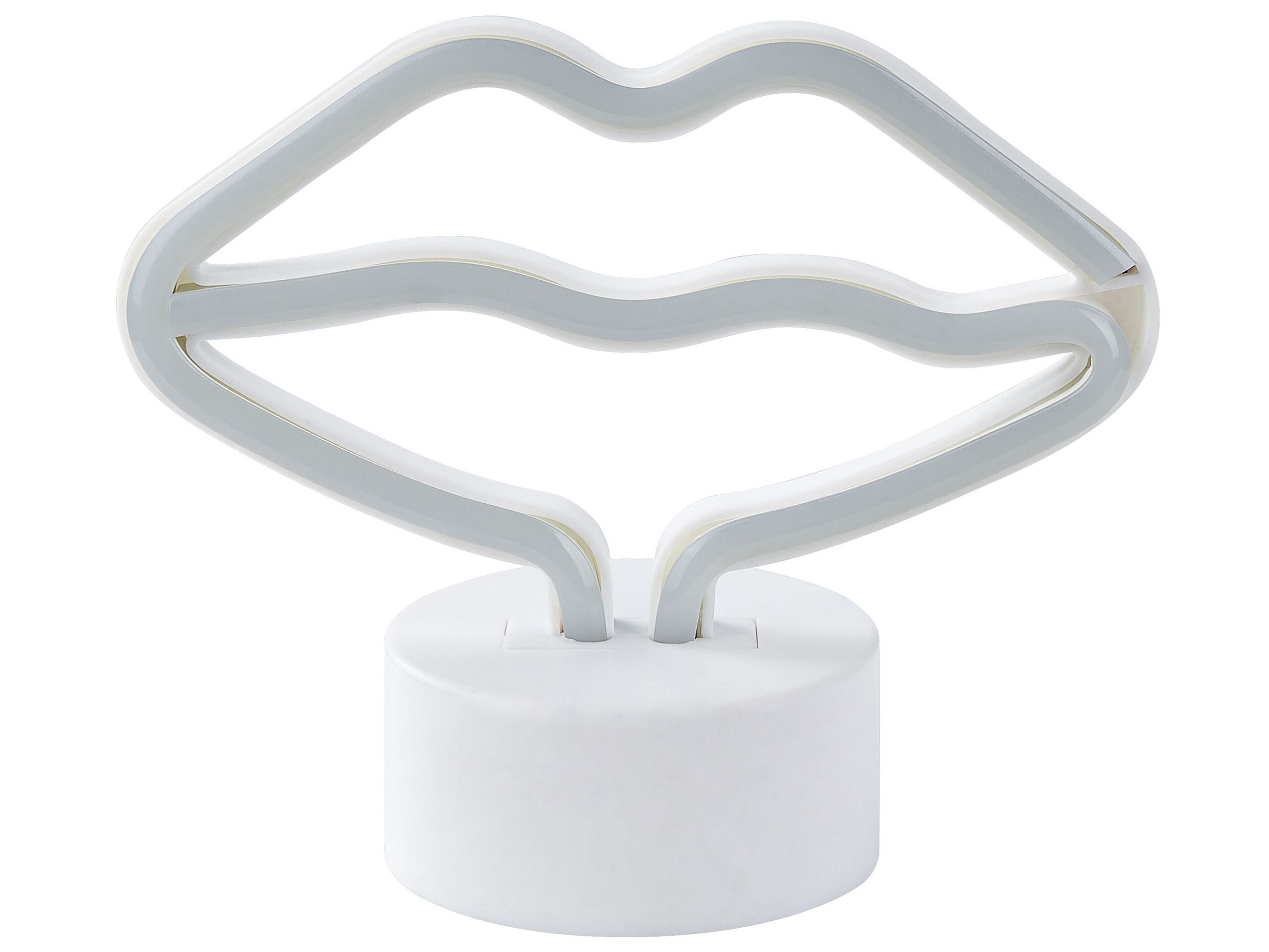 LED-neonvalaisin Huulet FLORA Vaaleanpunainen