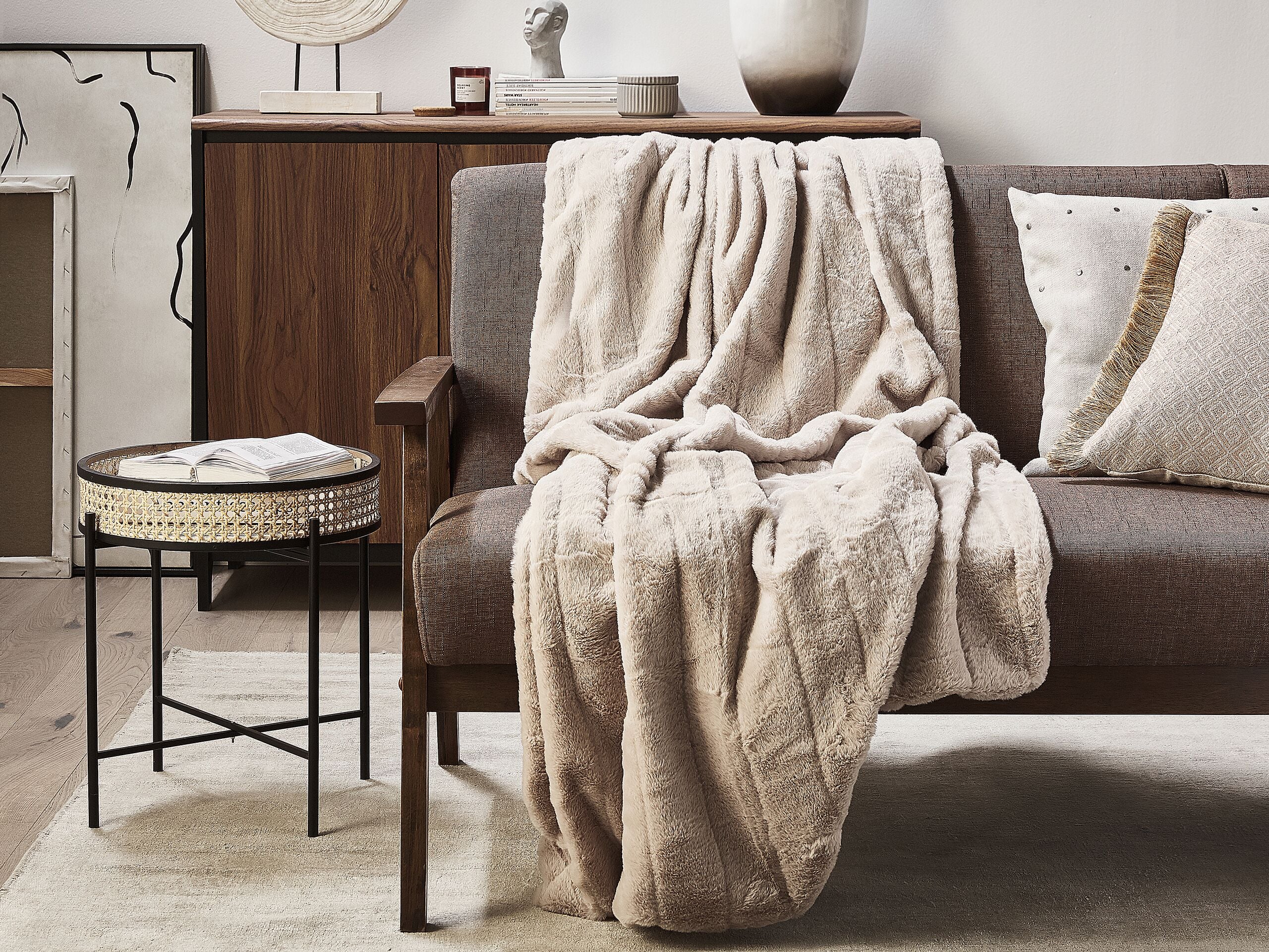 Torkkupeitto LABYAR 150 x 200 cm Beige