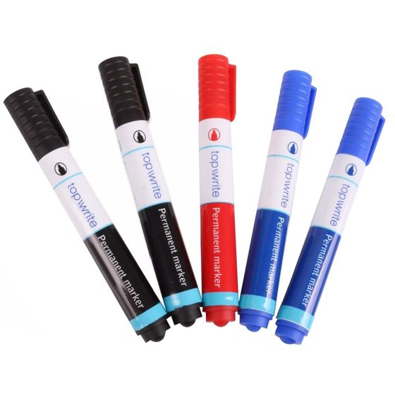 Erä 5 Pysyvää Merkkauskynää Ohut Kärki Nopea Kuivuminen