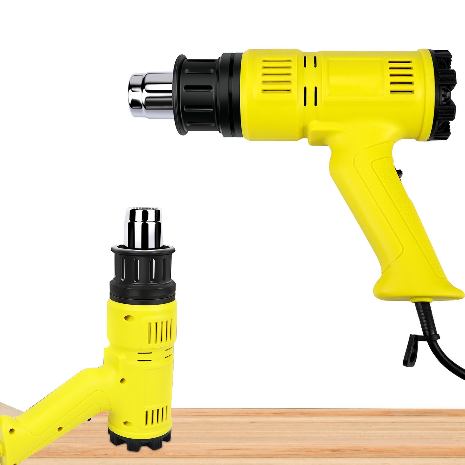 NETTLIFE kuumailmapistooli Kuumailmapistooli 2000 W säädettävä sarja 60℃-600℃ 2000 W, maks. 600,00 °C