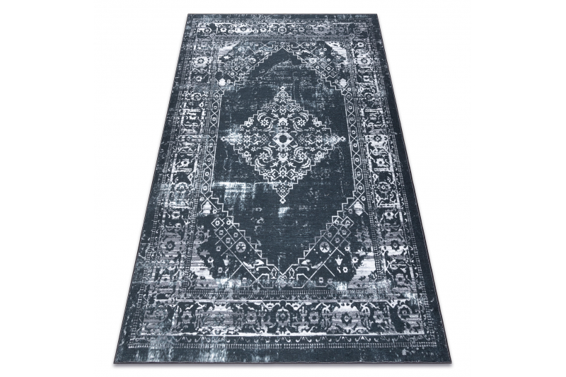 ANTIKA matto 117 tek, moderni koriste, pestävä - harmaa / grafiitti 160x220 cm