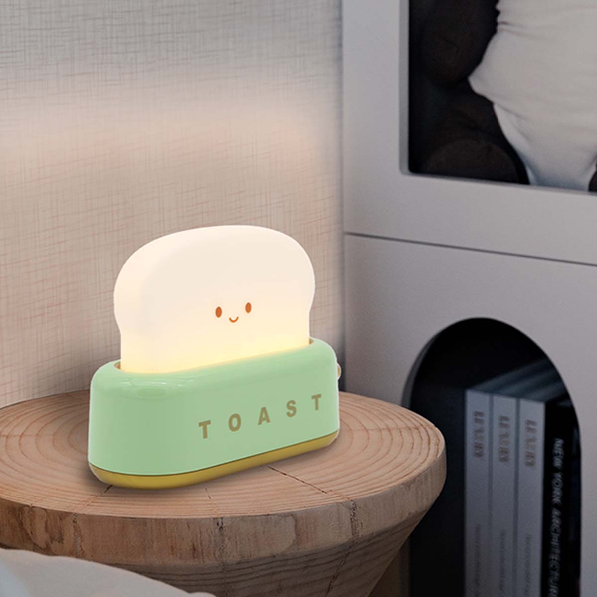 Yövalo Lapsille Pehmeä ja Rauhoittava Tunnelma Belyo Funny Toast