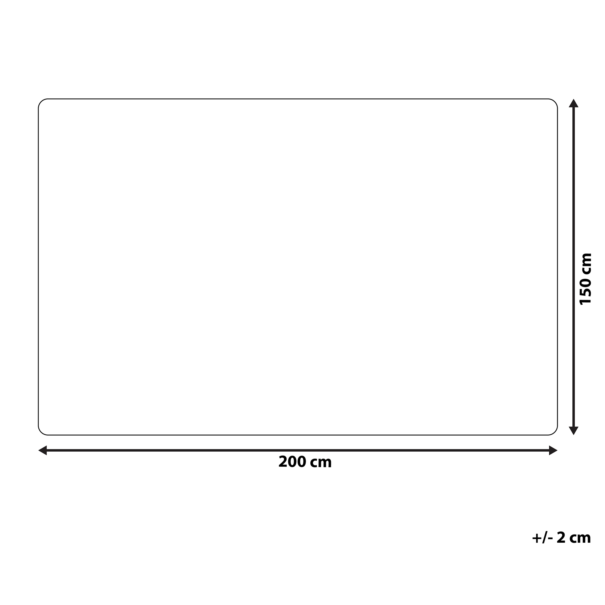 Torkkupeitto CHAAB 150 x 200 cm Vaaleanharmaa