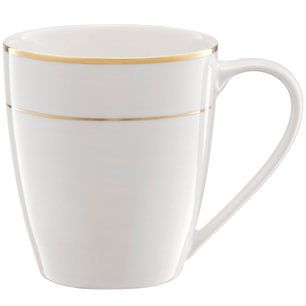 Ambition Aura Gold Valkoinen posliinimuki 360 ml