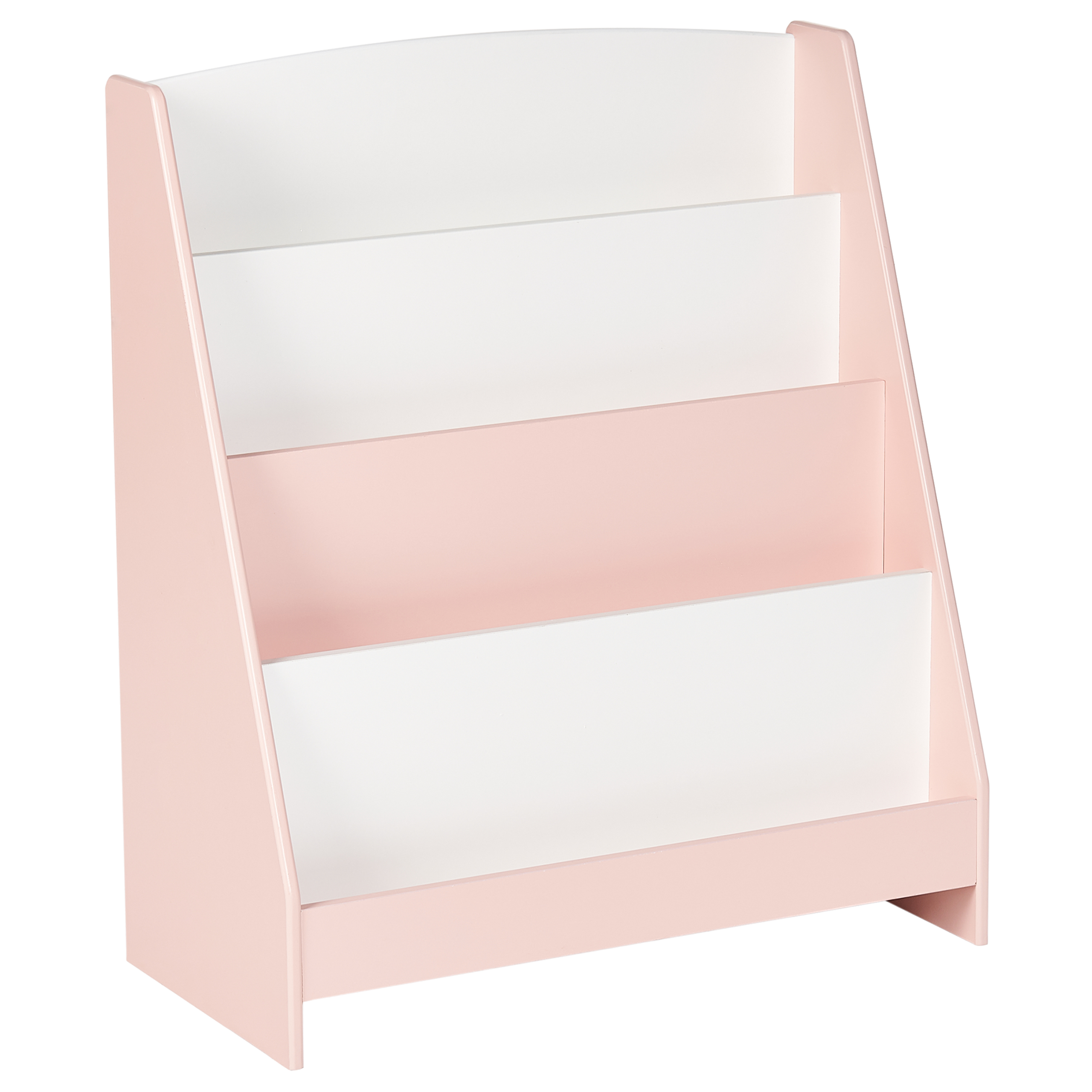 Kirjahylly 4 tasoa LILOET 70 cm Pastellipinkki