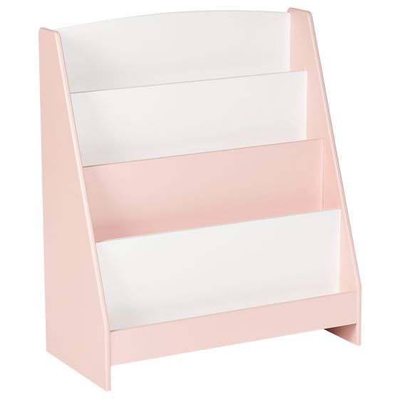 Kirjahylly 4 tasoa LILOET 70 cm Pastellipinkki